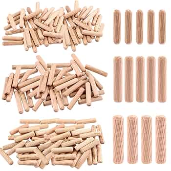 Amazon | Tanstic 1/4インチ 5/16インチ 3/8インチ 木製ダボピン